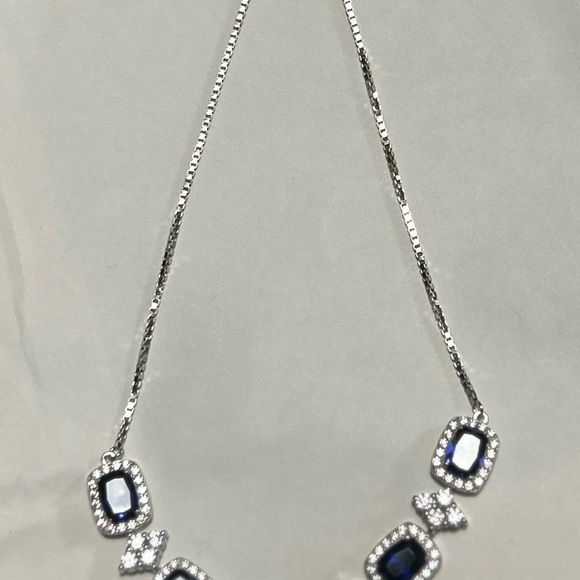 NWT JTV BELLA LUCE ADJUSTABLE TANZANITE & DIAMOND SIMULANTS BRACELET - Picture 4 of 6